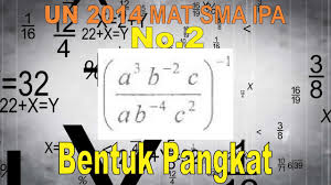 2log 18 2 log 8 akar 2. No 2 Un 2014 Sma Ipa Bentuk Pangkat Matematika Soal Dan Pembahasan Youtube
