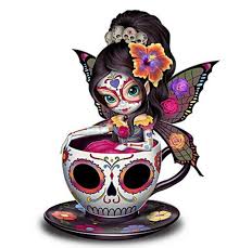 Pin By Rhonda On Jasmine Becket Griffith Art Sugar Skull Artwork Sugar Skull Art Fairy Figurines