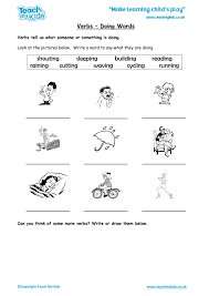 Each contains a short phonics story that kids can read. Verbs Doing Words Tmk Education