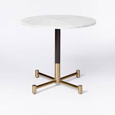 Bring that lightness of touch to your entryway, nook, or dining area. Round Large White Marble Gold Legs Bistro Table