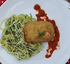 Every item on this page was chosen by a woman's day editor. Barber Foods Chicken Parmesan Stuffed Chicken Breasts With Pesto Zoodles Mom Unleashed