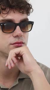 Ray-Ban Mens New Wayfarer Flash 0RB2132 MNS Casual Sunglasses, Color Light  Havana, Size 52 mm: Buy Online at Best Price in UAE