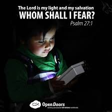 The Lord Is My Light And My Salvation Whom Shall I Fear The Lord Is The Stronghold Of My Life Of Whom Shall I Scriptures For Kids Fear