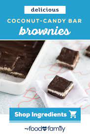 Coconut Candy Bar Brownies Recipe Coconut Candy Bars Coconut Candy Delicious Desserts
