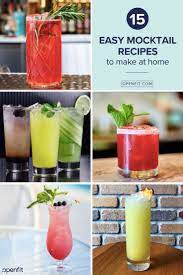 15 Easy Mocktail Recipes You Can Make At Home Easy Mocktail Recipes Mocktail Recipe Mocktails