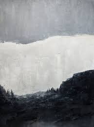 Black And White Minimalist Canvas Art Large Original Abstract Art Abstract Landscape Painting Large Abstract Painting Black White Wall Art In 2021 Landscape Paintings Abstract Landscape Painting Abstract Landscape