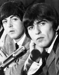 PAUL & GEORGE💙💙 ___The Beatles 4Ever Page🍏 #thebeatles #thebeatles4ever