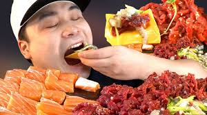 자메이카닭다리와 뱀파이어치킨, 불짜파게티먹방~!! 리얼사운드 social eating Mukbang(Eating Show)