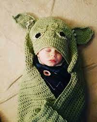 Crochet Yoda Hooded Baby Blanket Baby Blanket Crochet Baby Blanket Animals Crochet Baby