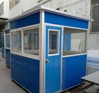 Portable Outdoor Security Cabin - Fiberglass Guard Sentry Box