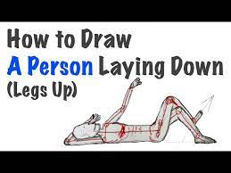 Person Laying Down On Back | Easy Figure Drawing Tutorial - Youtube