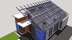 Karena bentuk desainnya yang unik sehingga atap tersebut jadi tampak tampil beda diantara model atap pada umumnya di negara kita. Kontruksi Atap Miring Desainrumah Desain Rumah Minimalis