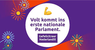 Volt Deutschland On Twitter Wir Sind Im Parlament Bei Der Niederlandischen Wahl Haben Wir 2 4 Prozent Der Stimmen Erreicht Und Damit 3 Sitze Gewonnen Herzlichen Gluckwunsch An Voltnederland Und Viel Spass Im