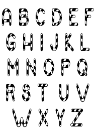 On each of the following pages, you will find an image of one famous work of art. Alphabet Coloring Pages For Kids To Print Color Lettering Alphabet Cool Lettering Scrapbook Fonts