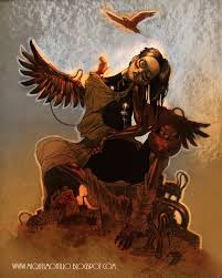 Mechanical angel foreshadows the ascension of enoch to the heavens in the form of a angel after going through god's test of faith. Alita Battle Angel Alita Image 1320671 Zerochan Anime Image Board