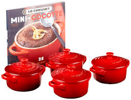 Le Creuset Mini Cocotte Vegetable Series Set Of 4 Used Rare Sale | Ebay