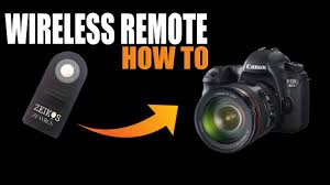 Camera with a remote shutter release port 2. Wireless Remote For Canon Youtube