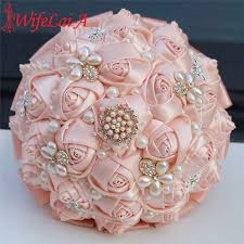 Check spelling or type a new query. Wifelai A Brooch Bouquet Handmade Shell Pink Satin Wedding Flowers Bridal Bridesmaid Bouquets Wedding Bouquet De Noiva W252 17 Buy At The Price Of 18 45 In Aliexpress Com Imall Com