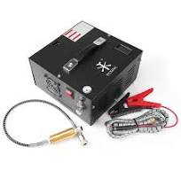 TUXING 4500Psi PCP Air Compressor w/ Built-in Transformer, One-Button Start  for PCP Rifles, Paintball Guns, Diving Tanks