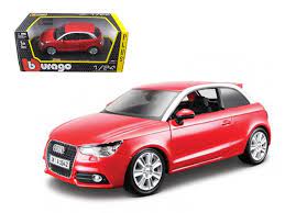 Audi A1 Red 1 24 Diecast Car Model By Bburago Diecast Cars Car Model Audi A1