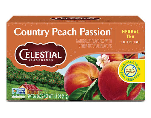 Celestial Seasonings Country Peach Passion Herbal Tea - 20 Bags