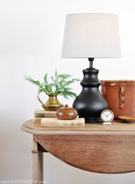A Super Easy Lamp Update The Painted Hive Black Lamps Lamps Living Room Table Lamps Uk