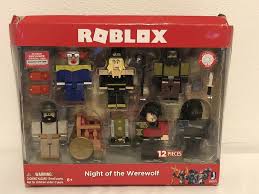 Roblox Night Of The Werewolf Action Figure 6 Pack 12 Pieces Clown Hooded Code 191726004196 Ebay Roblox Action Figures Action Figure Accessories
