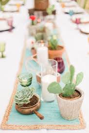 We're drooling over the apps & copper & matte black table! Copper Cactus Sunset Dinner Party Smash Cake Dinner Party Decorations Cactus Party Decor Desert Party