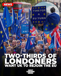 Every part of London would vote to join the EU. 67% would vote to join the  EU, rising to 85% among 18–34s and every part of the capital has a majority  for