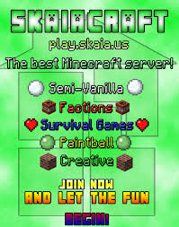 Find best minecraft 1.17 survival servers in the world for pc or pe and vote for your favourite. Minecraft Servers The Mine List Stats Skaiacraft Cracked Towny 1 13 2