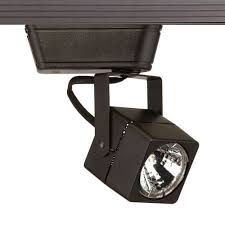 Wac Lighting Lht 802 Bk Black Ht 802 L Track 6 Tall Low Voltage Track Head 50 Watts Lightingshowplace Com
