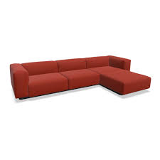 Loungesofa mit grosszügiger polsterung von vitra. Soft Modular Sofa Dreisitzer Mit Chaise Longue Von Vitra Stoll Online Shop