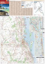 Queensland's borders have officially reopened to travellers from all states and territories except queensland border reopens with stricter rules in place, 20km northern nsw gridlock anticipated by. South East Queensland Map Hema Maps Online Shop