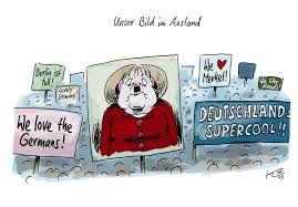 Wie viele geliebte menschen werden wir verlieren? daraufhin hat die bundeskanzlerin entschieden, sich unverzüglich in häusliche quarantäne zu begeben. Karikaturisten Zeichnen Eindeutiges Bild Warum Angela Merkel Die Wahl Gewinnt N Tv De
