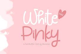 White Pinky Free Font Dealjumbo Com Discounted Design Bundles With Extended License Best Free Fonts Free Commercial Fonts Free Font
