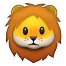 The Lion Face Emoji On Iemoji Com Emoticonos Pegatinas Emojis De Iphone
