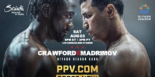 The updated daily fight schedule