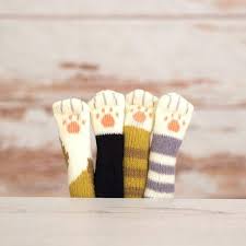 4pcs cat chair leg socks. These Cat Paw Chair Socks Are Purrfect For Protecting Floors