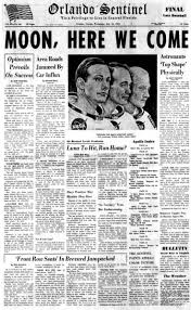 Man On The Moon Newspaper In 2020 Newspaper Headlines Vintage Newspaper Newspaper