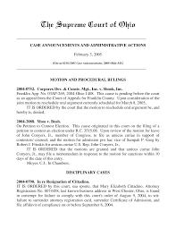 02/03/2005 Case Announcements