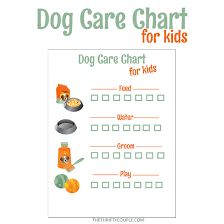 Check out or free printable templates! Free Printable Dog Care Chore Checklist Chart The Thrifty Couple