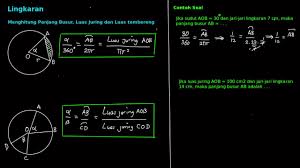 Maybe you would like to learn more about one of these? Lingkaran3 Panjang Busur Luas Juring Dan Luas Tembereng Youtube