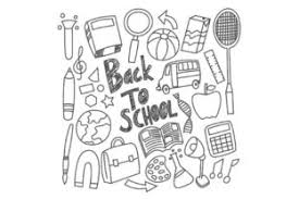 Download Hand Drawn Back To School Vector Graphic By Firdausm601 Creative Fabrica SVG Cut Files