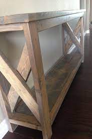 Custom Entry Way Hallway Sofa Table Solid Wood Pine Etsy Diy Sofa Table Diy Sofa Furniture Diy
