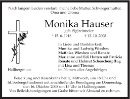 Press photos, pictures, monika hauser. Traueranzeigen Von Monika Hauser Trauer Merkur De