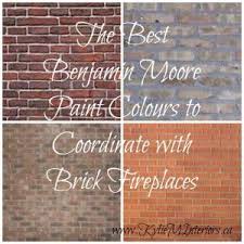 If you want to create a little drama in your room. The Best Paint Colours To Update A Brick Fireplace Brick Fireplace Paint Colors Benjamin Moore Best Benjamin Moore Paint Colors