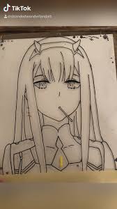 Zero Two From Darling In The Franxx Glass Painting Video Anime Canvas Art Anime Canvas Anime Drawings Animeoutline provides easy to follow anime and manga style drawing tutorials and tips for beginners. zero two from darling in the franxx glass painting video anime canvas art anime canvas anime drawings