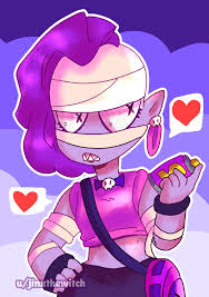 Emz was a bit of a challenge, took a little while to get her hair flow/style right and she came with a whole bunch of accessories! Emz Fanart Brawlstars