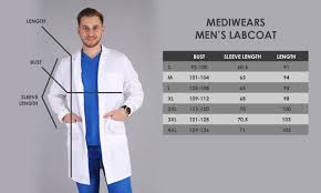 Mediwears White Lab Coat Men