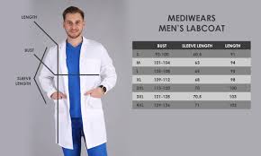 mediwears white lab coat men